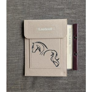 Lóútlevél tartó - bézs