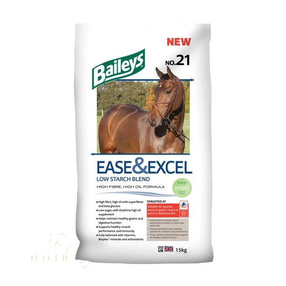 Baileys No.21 Ease & Excel Mix alacsony keményítőtartalmú lótáp, gyomorfekélyes lovaknak (müzli)