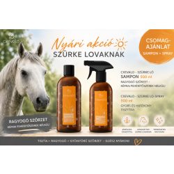 CXEVALO FEHÉR LÓ SAMPON ÉS SPRAY 