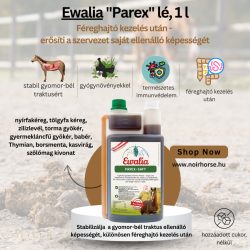   EWALIA Parex folyadék lovaknak 1L - féreghajtó kezelés után