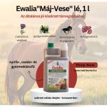 EWALIA Máj- és Veseápoló Folyadék Lovaknak - Az általános jó közérzet támogatásához