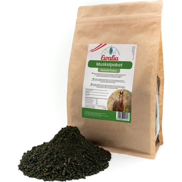 EWALIA Muscle Power lovaknak - takarmánykiegészítő az erős izmokhoz