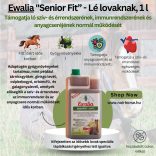 EWALIA Senior Fit folyadék lovaknak 1L - Támogatja az egészséges testi funkciókat