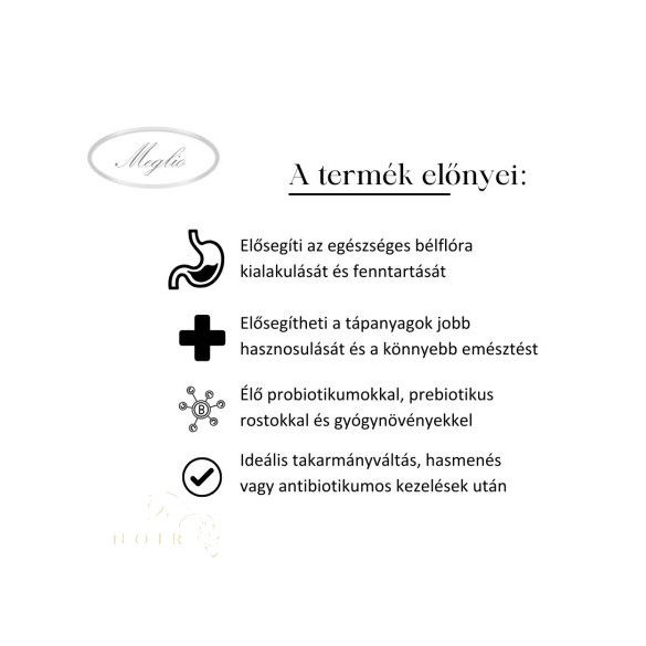 MEGLIO Probiofix probiotikum és prebiotikum kombináció lovaknak 1000 g